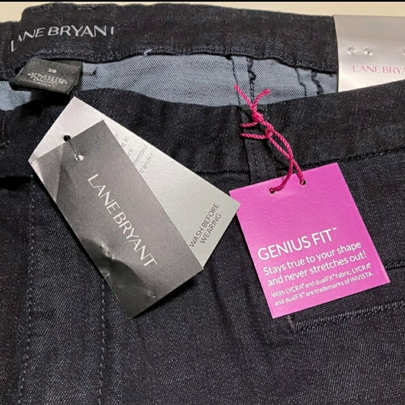 NWT Lane Bryant Genius Fit Flare Jeans Size 28 - Picture 5 of 8